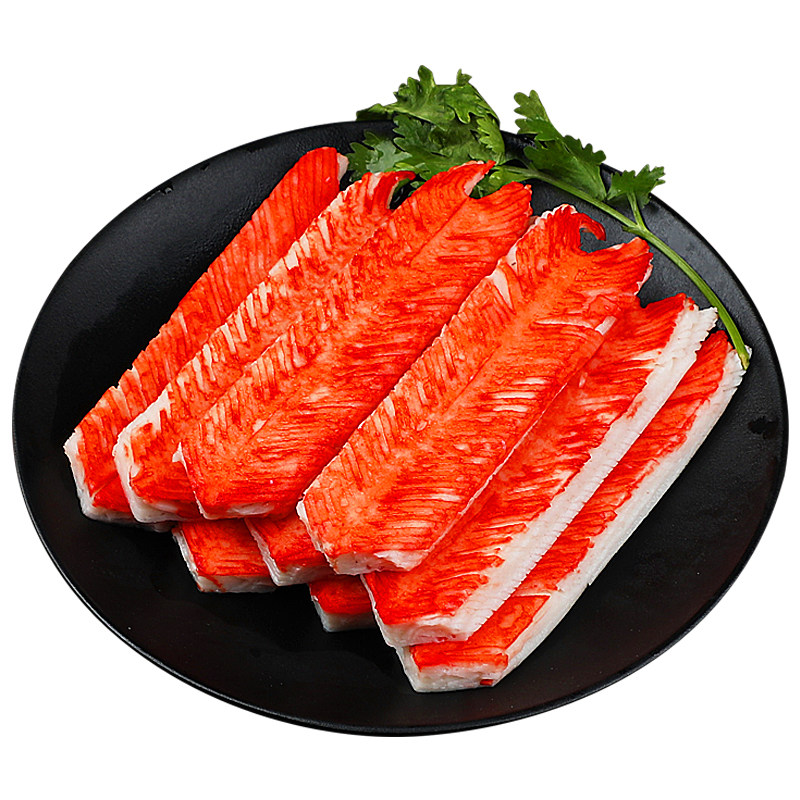 蟹柳棒火锅专用V型蟹肉蟹棒冷冻低脂海底捞日式寿司蟹棒刺身商用