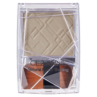 日本Cezanne倩诗丽修容单色哑光修容盘阴影粉自然立体侧影鼻影B