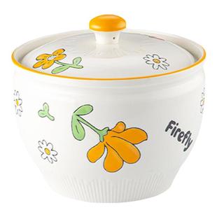 大容量5斤猪油罐家用陶瓷耐高温密封辣子辣椒罐厨房调味料盒盐罐