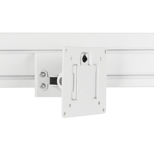 办公工位屏风电脑显示器支架左右移动免打孔壁挂可调型材隔断悬挂