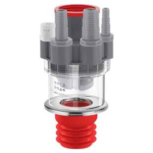 洗衣机下水管三通接头阳台烘干机扫地机排水管二合一四通地漏五通