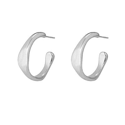 【自营】daisy beauty简约几何C型冷淡风耳圈素圈耳扣女气质耳钉