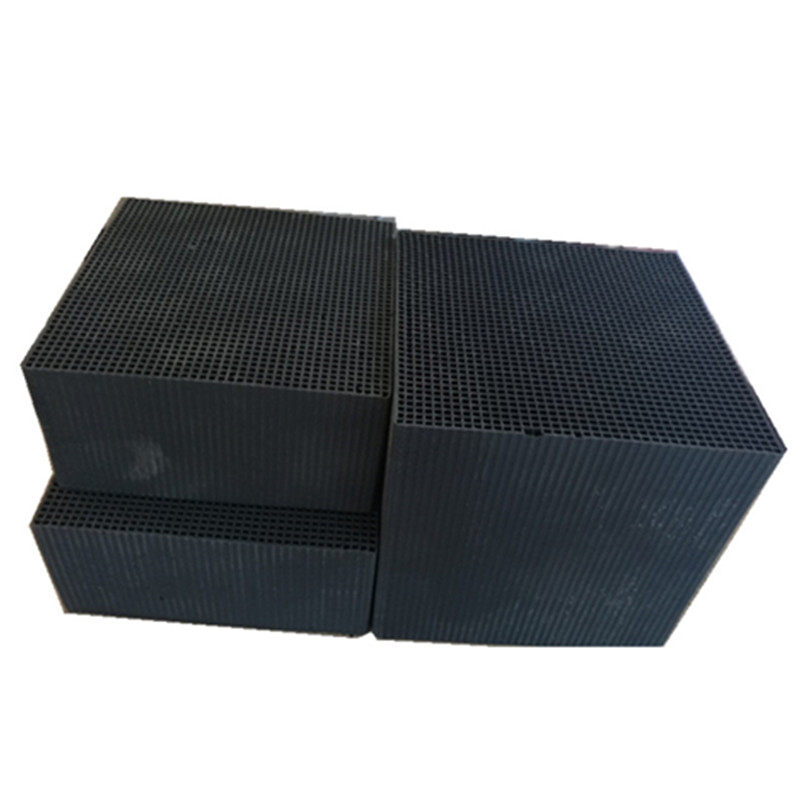 蜂窝活性炭喷烤漆房工业废气处理环评过滤箱防水800碘值方块状碳