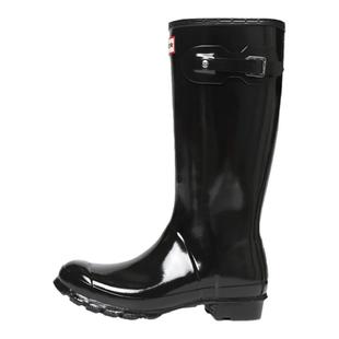 HUNTER雨靴户外露营大童鞋靴ORIGINAL GLOSS防水防滑中筒靴子童鞋