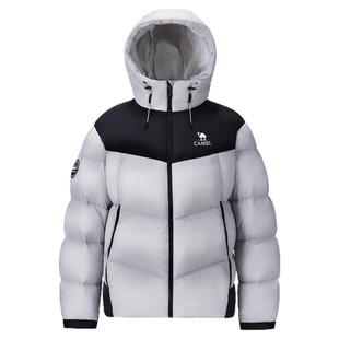 迪丽热巴同款骆驼火山PRO鹅绒服2025新款羽绒服男女冬季加厚外套