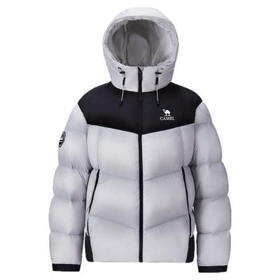 迪丽热巴同款骆驼火山PRO鹅绒服2025新款羽绒服男女冬季加厚外套