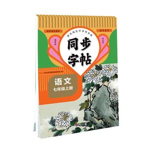 26春新版英语字帖七年级下册语文同步字帖八年级上下册同步教材衡水体英语人教版初中生专用初一初二钢笔字初中课课练字贴每日一练