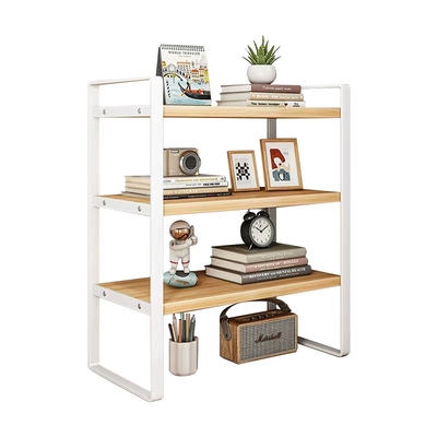 桌面置物架多层收纳神器办公桌电脑桌分层架铁艺学生桌上小型架子