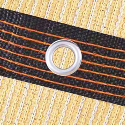 米黄色遮阳网遮阳网米色四角遮阳遮阴庭院防晒网帆加厚网户外加密