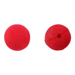 万圣节红色小丑鼻子整蛊道具搞笑拍照直播段子创意游戏鼻头装扮