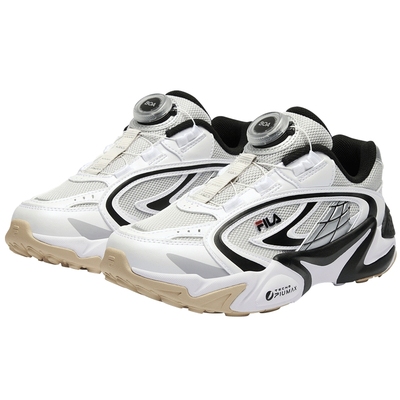 FILA斐乐旋钮男女童复古跑鞋