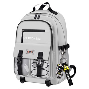 德国2026新款男生初中生减负护脊书包双肩高中女大容量超轻防水包