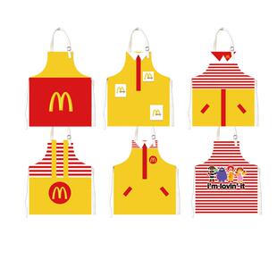 2026年新款围裙麦当劳McDonald's麦当劳叔叔同款简约创意搞笑围裙