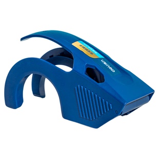 得力封箱器48mm贴合手型切割省力安全防割手隐藏伸缩刀齿透明胶带切割器大号物流打包器不锈钢封箱器快递打包