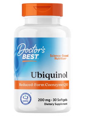 doctorsbest多特倍斯进口辅酶q10co还原型高吸收调理孕前吃金达威