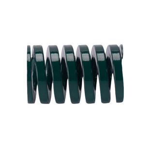 模具绿色弹簧65mn矩形螺旋压缩强力压簧五金扁线弹簧压力弹簧模具