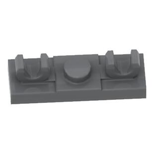 兼容乐高79987国产小颗粒积木moc积木零件1x3顶部带双夹口板