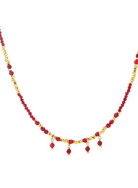 珞石美拉德虎眼石锁骨链送女友