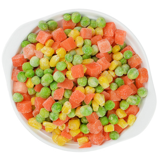 正宗什锦菜玉米粒3斤冷冻蔬菜美式老式上海三色青豆胡萝卜混合装