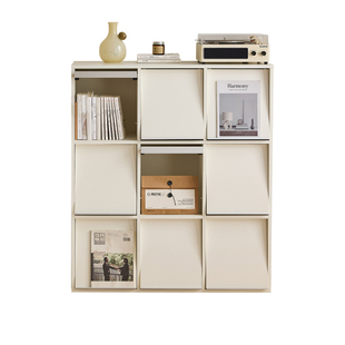 懒生活组合书柜落地家用格子柜客厅模块柜斗柜儿童储物实木展示柜