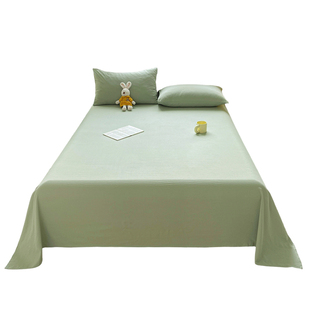 2026新款加厚双层纱床单单件a类母婴级单人非全棉纯棉被单三件套