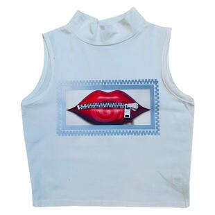 jazz爵士女上衣+袖套露脐辣妹性感欧美露脐小高领跳舞衣服演出服