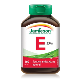 【自营】jamieson健美生维生素E软胶囊大豆胚芽油ve油生育酚100粒