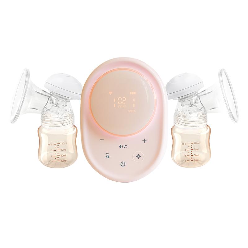 BelleMa貝爾瑪 吸奶器電動雙邊免手扶靜音大口徑母乳全自動集奶器