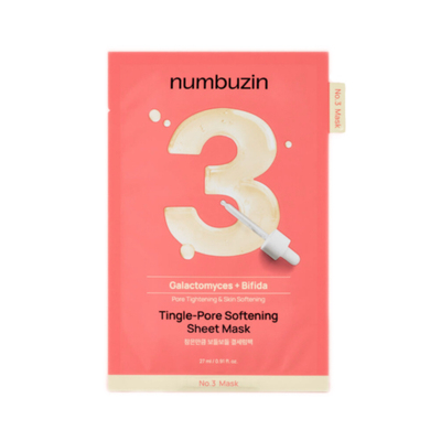 Olive Young热卖~韩国Numbuzin数字面膜急救补水保湿精华微针毛孔