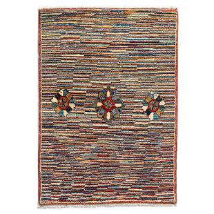 视觉味道阿富汗进口手工羊毛地毯创意民族风客厅茶几毯高级感无胶