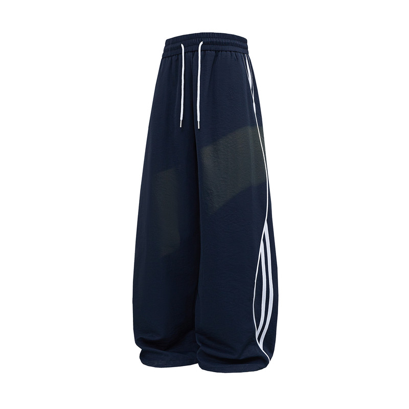 【升级版官方正品】条纹拼接裤子