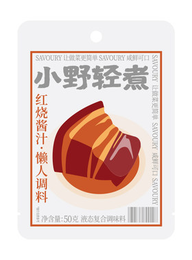 小野轻煮红烧酱汁调味料