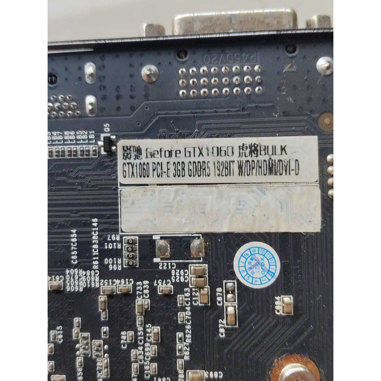 询价影驰GTX1060虎将BU3G显存GD5不保议价