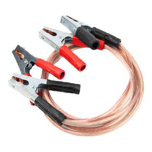 汽车电瓶线搭火线过江龙搭线夹子电池连接线纯铜搭车打火线搭电线