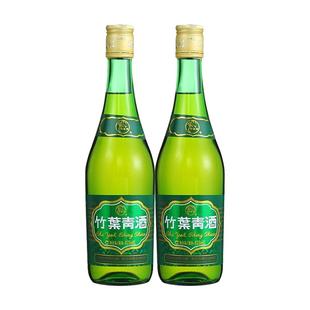 竹叶青酒山西杏花村汾酒玻竹38度475ml*2瓶露酒清香型酒