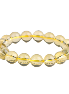 天然晶西缘情侣黄水晶小清新