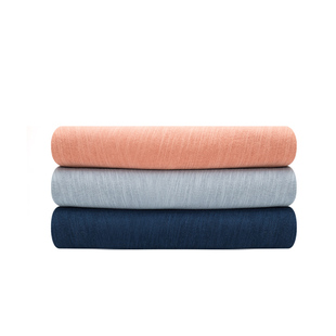 纯棉竹节面料纯色竹节棉汗布春夏T恤打底衫全棉针织布料宝宝棉布