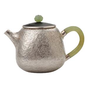 纯银999银壶纯手工泡茶壶复古