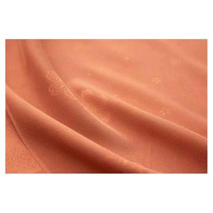 锦罗坊正绢 墨染樱飞 汉服旗袍连衣裙新中式礼服蚕丝面料厂家直销