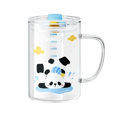 小土豆玻璃牛奶杯带刻度