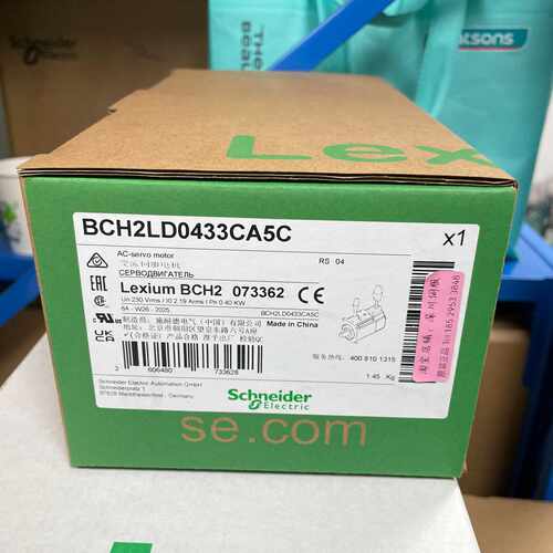 议价顺丰包邮BCH2LD0433CA5C施耐德400W交流伺服马达LXM28AU04M3X