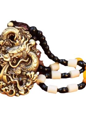 黄铜龙牌男女手把玩吊坠饰品