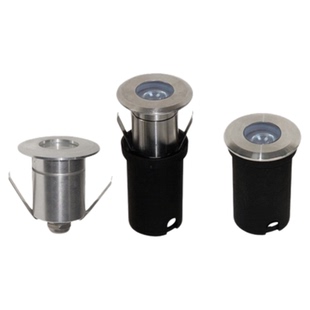 LED迷你地埋灯嵌入式七彩单色户外室外防水不锈钢埋地灯1W台阶灯