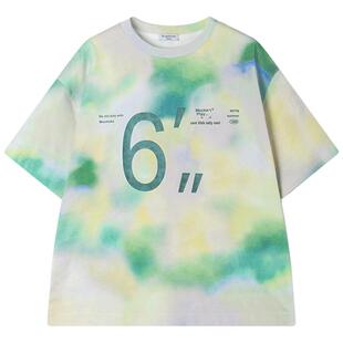 【绿茵足球boy】sorona光盾凉感 潮酷渐变晕染短袖T恤男童夏新款