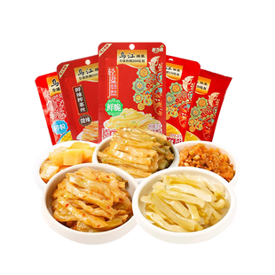 乌江榨菜美味清香微辣爽口红油麻辣酱香菜芯88g下饭菜泡菜70g