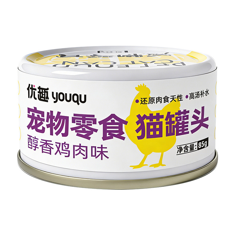 浓汤多肉金枪鱼鸡肉鳕鱼猫罐头