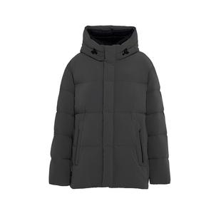 雪伦男士短款冬季羽绒服宽松休闲双层帽冬季保暖百搭