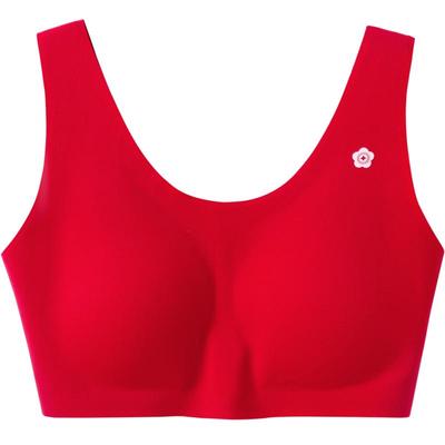 女童内衣发育期红色背心本命年