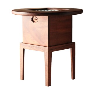 九土火钵炭炉箱围炉煮茶茶桌日式胡桃煮茶炉茶道配件取暖烤火家用