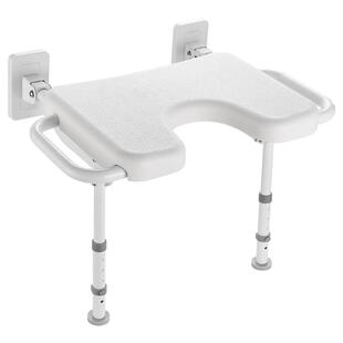 老人孕妇浴室专用洗澡凳子可折叠双扶手卫生间厕所座椅沐浴凳防滑